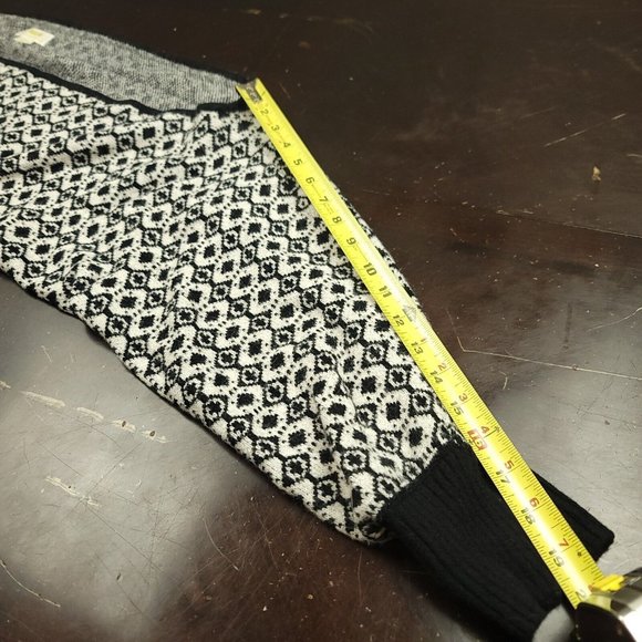 Anthropologie Maeve Womens XL Sweater 2Pc Black and White Tank and Shrug - Picture 13 of 16